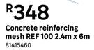 Concrete Reinforcing Mesh Ref 100 2.4m x 6m 81415460