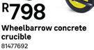 Wheelbarrow Concrete Crucible 81477692