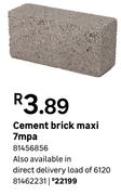 Cement Brick Maxi 7 Mpa 81456856