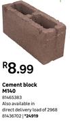 Cement Block M140 81465383
