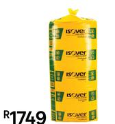 Isover Glasswool Drywall Insulation 63mm 30 Pcs Pack Cavity Batt 81423798