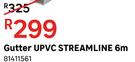 Marley Streamline Gutter UPVC 6m 81411561
