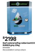 Eco Rubber Roof Waterproofing Rubberized Grey 25Kg 81444008