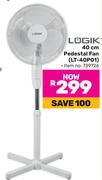 Logik 40cm Pedestal Fan LT-40P01