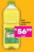 Pan Vegetable Oil-2L Each