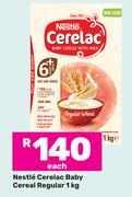Nestle Cerelac Baby Cereal Regular-1Kg Each
