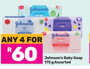 Johnson's Baby Soap Assorted-For 4 x 175g