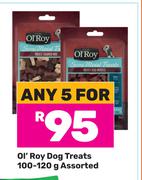 Ol'Roy Dog Treats Assorted-For Any 5 x 100g-120g