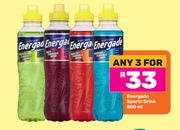 Energade Sports Drink-For Any 3 x 500ml