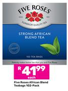 Five Roses African Blend Teabags-102 Pack