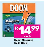 Doom Mosquito Coils-125g Each