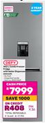 Defy 302Ltr Combi Freezer Fridge With Water Dispenser DAC639