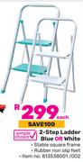 Simple Choice 2-Step Ladder (Blue Or White)-Each