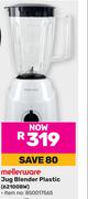 Mellerware Jug Blender (Plastic) 62100BW