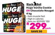 Black Bull Huge Vanilla Cookie Or Chocolate Noughar 4Kg-Each