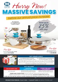 AMC : Massive Savings (9 July - 7 August 2024)
