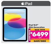 Apple iPad 10.9" 10th Generation-Each