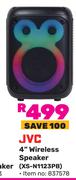 JVC 4" Wireless Speaker XS-N1123PB