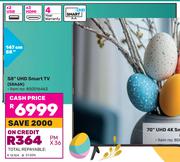 Hisense 147cm (58") UHD Smart TV 58A6N