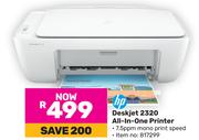 HP Deskjet 2320 All In One Printer
