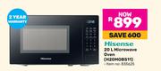 Hisense 20L Microwave Oven H20MOBS11