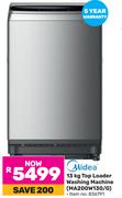 Midea 13Kg Top Loader Washing Machine MA200W130/G