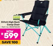 Camp Master Stitch High Back Camp Chair