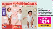 Huggies Gold Nappies Or Pants Jumbo Pack Or Extra Care Value Pack (Assorted Sizes)-Each