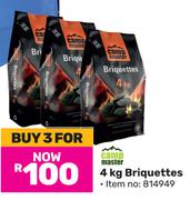 Camp Master Briquettes-For 3 x 4Kg
