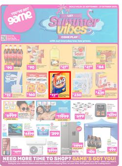 Game : Let Summer Vibes Come Play (23 September - 27 October 2025), page 1