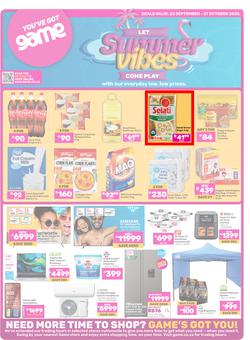 Game : Let Summer Vibes Come Play (23 September - 27 October 2025), page 1