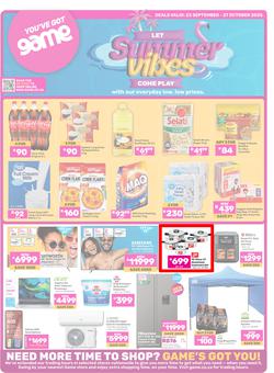 Game : Let Summer Vibes Come Play (23 September - 27 October 2025), page 1