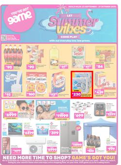 Game : Let Summer Vibes Come Play (23 September - 27 October 2025), page 1