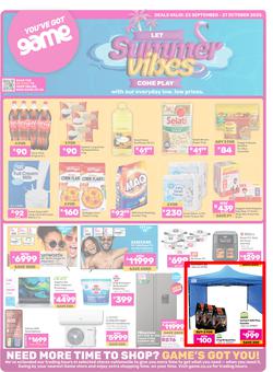 Game : Let Summer Vibes Come Play (23 September - 27 October 2025), page 1