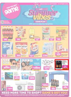 Game : Let Summer Vibes Come Play (23 September - 27 October 2025), page 1