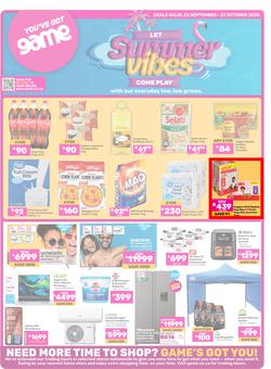 Game : Let Summer Vibes Come Play (23 September - 27 October 2025), page 1