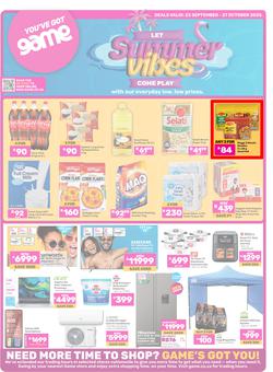 Game : Let Summer Vibes Come Play (23 September - 27 October 2025), page 1