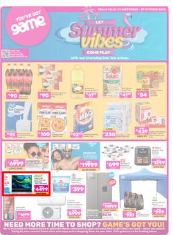 Game : Let Summer Vibes Come Play (23 September - 27 October 2025), page 1