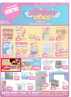 Game : Let Summer Vibes Come Play (23 September - 27 October 2025), page 1