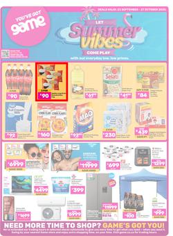 Game : Let Summer Vibes Come Play (23 September - 27 October 2025), page 1