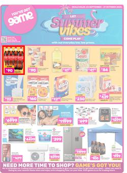 Game : Let Summer Vibes Come Play (23 September - 27 October 2025), page 1