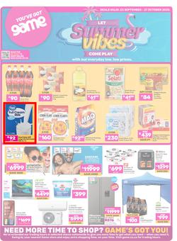 Game : Let Summer Vibes Come Play (23 September - 27 October 2025), page 1