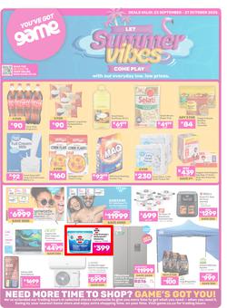 Game : Let Summer Vibes Come Play (23 September - 27 October 2025), page 1