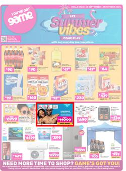 Game : Let Summer Vibes Come Play (23 September - 27 October 2025), page 1