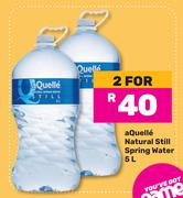 Aquelle Natural Still Spring Water-For 2 x 5L