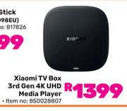Xiaomi TV Box 3rd Gen 4K UHD Media Player