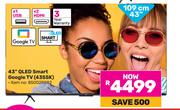 TCL 43" QLED Smart Google TV 43S5K