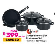Tissolli 7 Piece Non Stick Cookware Set-Per Set
