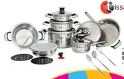 Tissolli 21 Piece Stainless Steel Cookware Set-Per Set