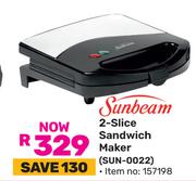Sunbeam 2 Slice Sandwich Maker SUN-0022